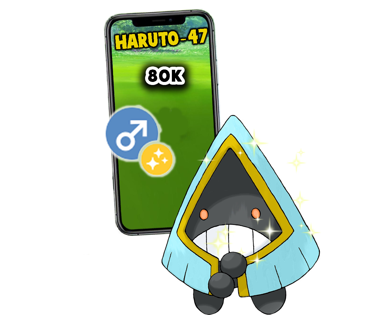 Pokemon Shiny Snorunt Male Mini P T C 80k+
