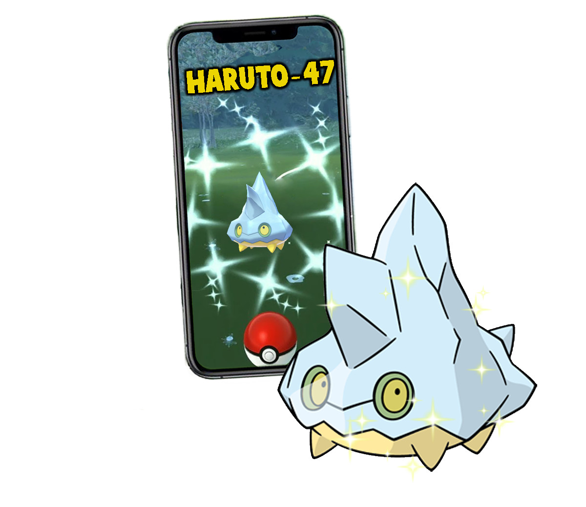 Pokemon Shiny Bergmite Mini P T C Fast Delivery 60k +