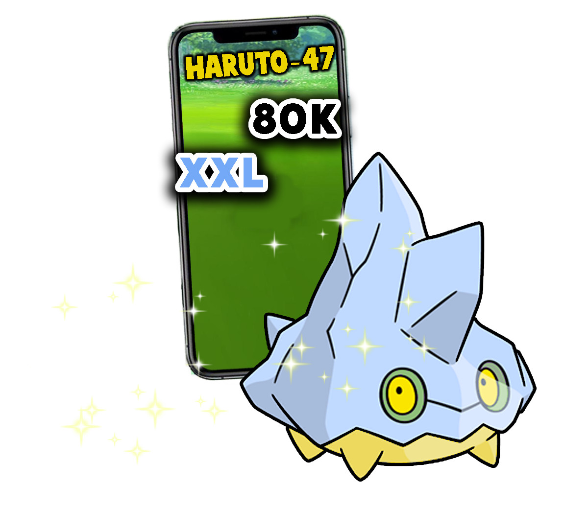 Pokemon Shiny Bergmite XXL - P T C