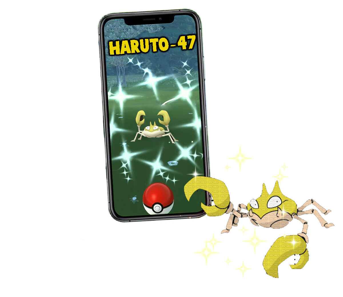 Pokemon Shiny Krabby Mini P T C  60k +   Fast Delivery