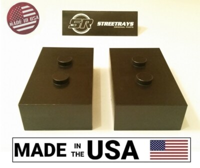 StreetRays FORD F-150 04-24 1.5'' Rear Lift Leveling Blocks Set 2WD & 4WD (BLACK)