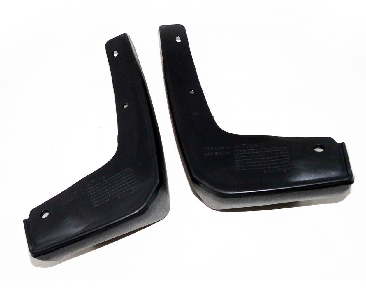 Mud Flaps Mudguard Splash Guards Cut Type Black Plastic For Honda JAZZ 