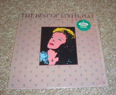The Best of Edith Piaf Volume II 2.  Capitol LP Vinyl Record