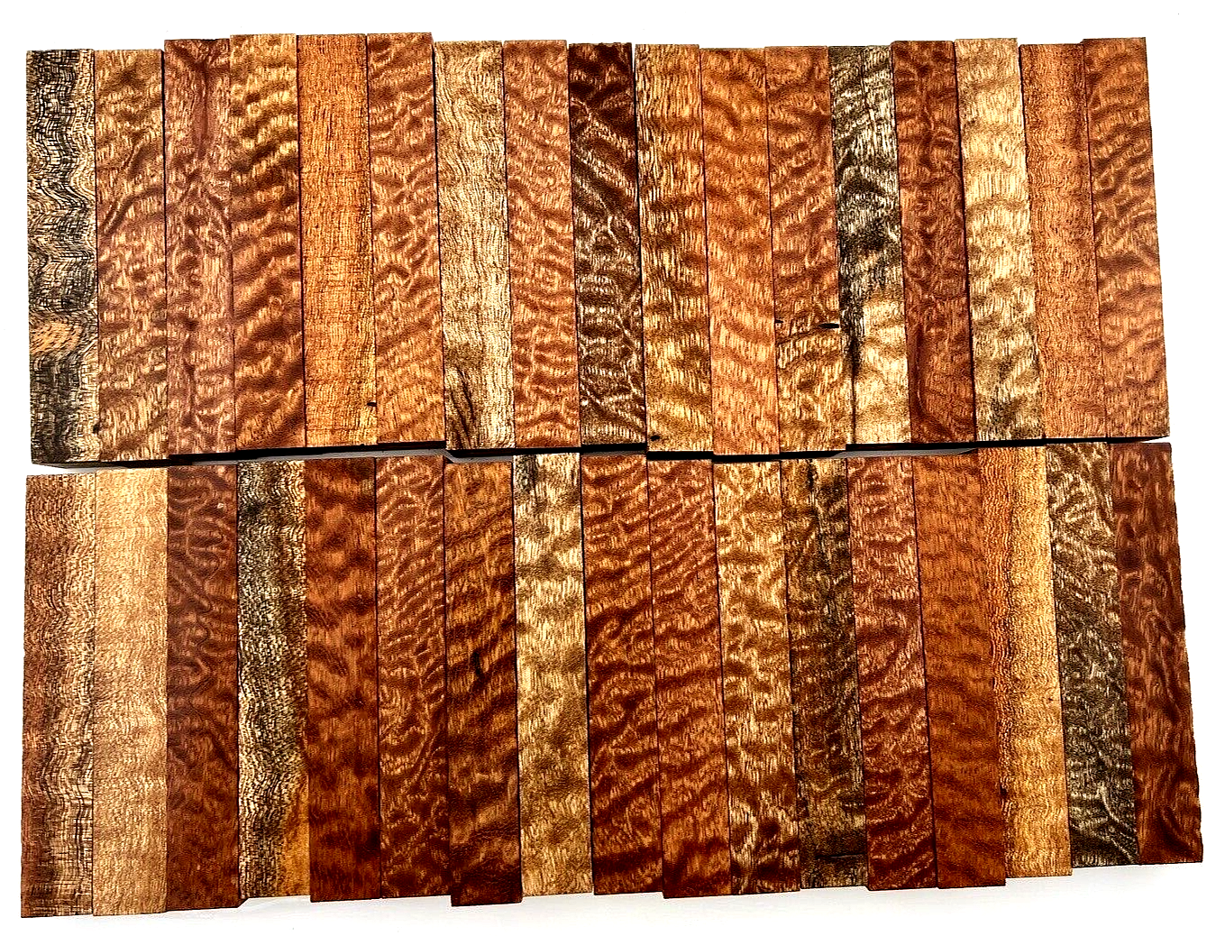 Pen Turning Blanks - Pomelle Sapele Figured Exhibition Grade!