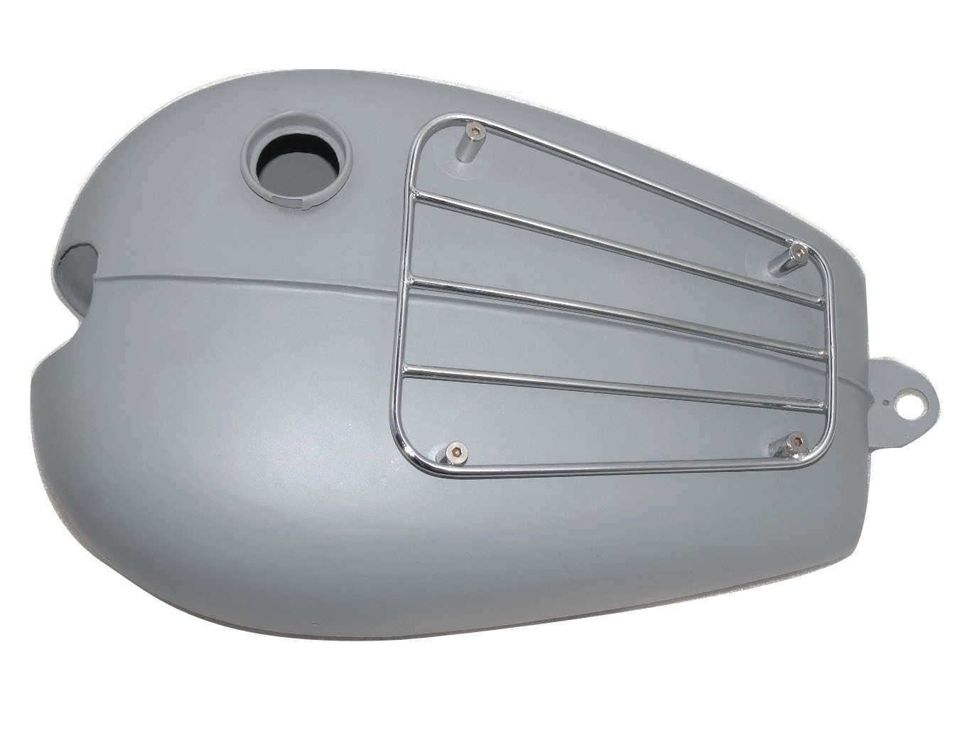 Fits Triumph Tiger Primer Coated Petrol Gas Fuel Tank With Chrome Grill Rack 