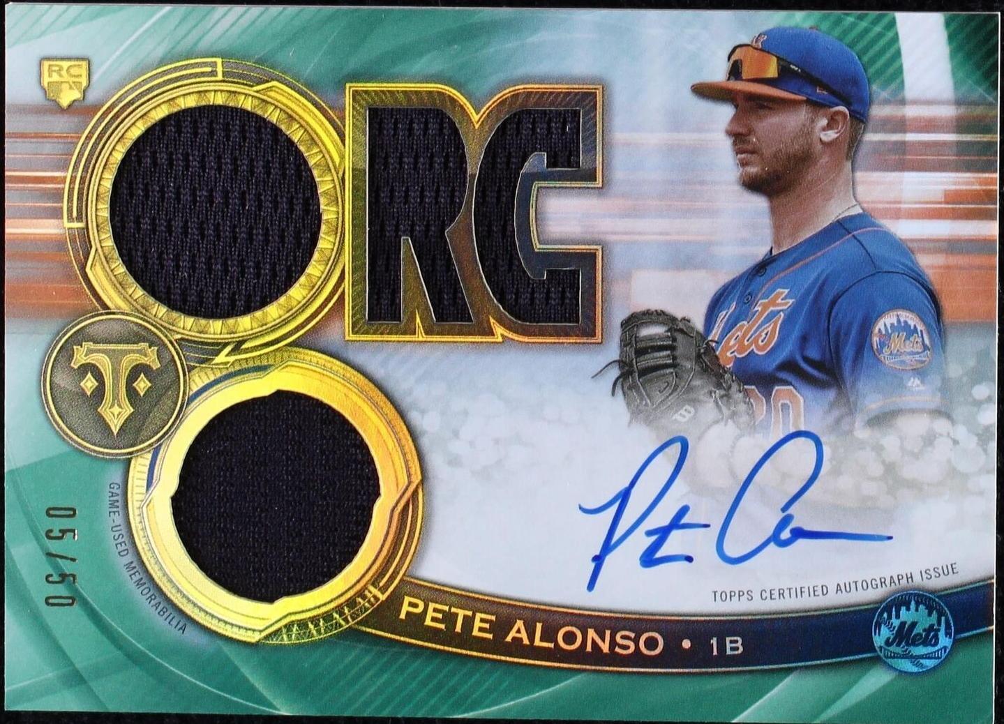 MLB TOPPS 2020 ピート・アロンソ 直筆サインカード 50シリ MLB TOPPS 2020 ピート・アロンソ 直筆サインカード 50シリ MLB 【公式