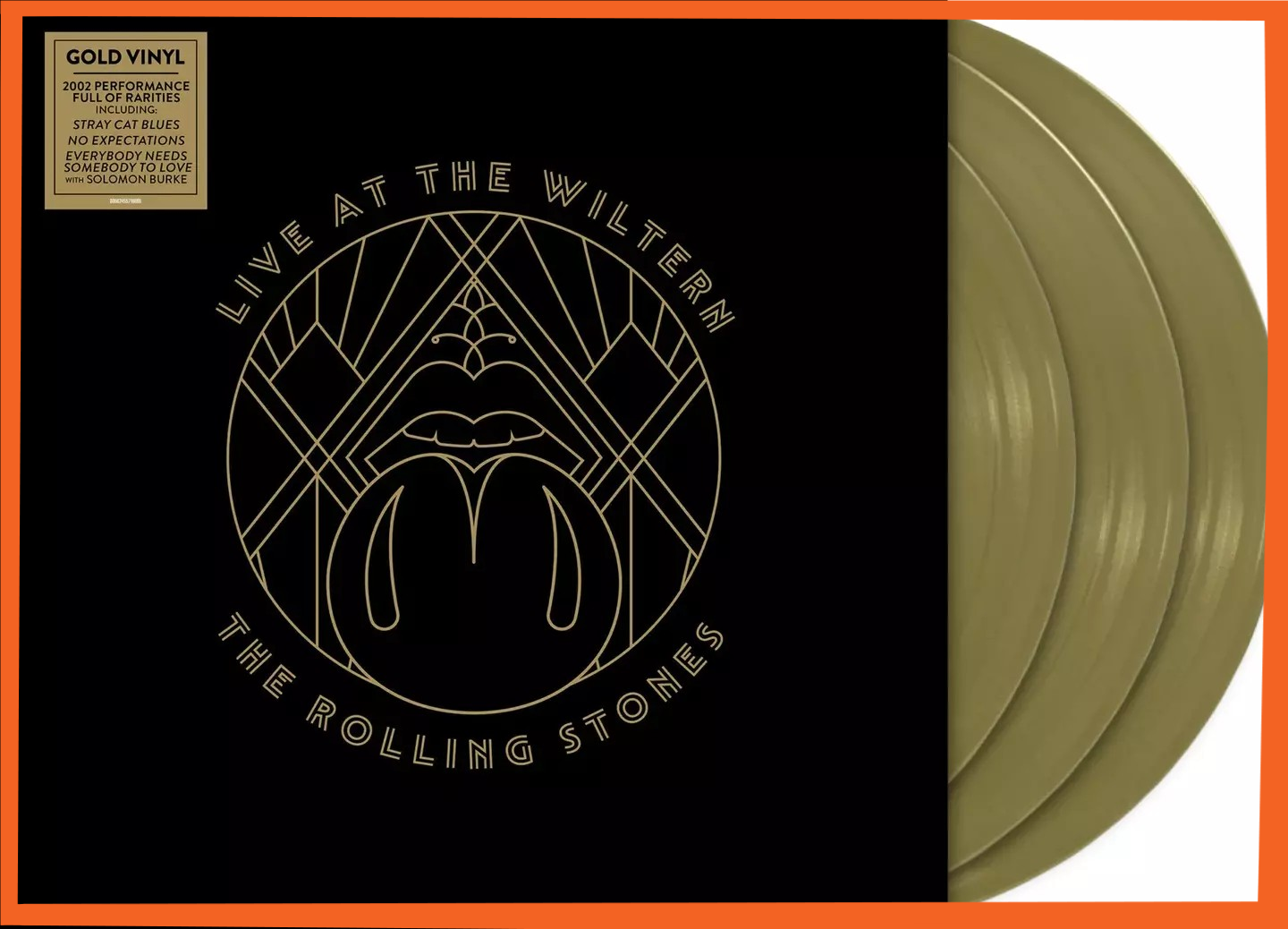 3discs LP Rolling Stones Live At The Wiltern (Gold Vinyl) 00602455710666 MERCURY 未開封 /00920 THE ROLLING STONES LIVE AT THE WILTERN GOLD VINYL, LTD.ED