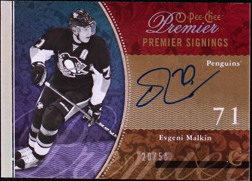 2009-10 O-Pee-Chee Premier - Evgeni Malkin #PS-EM