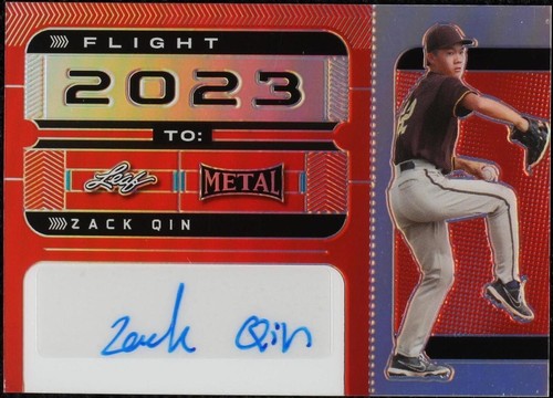 2022 Leaf Metal - Zack Qin #FT-ZQ1
