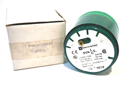NEW TELEMECANIQUE XVA-D331B120 GREEN CLUSTER LAMP XVAD331B120