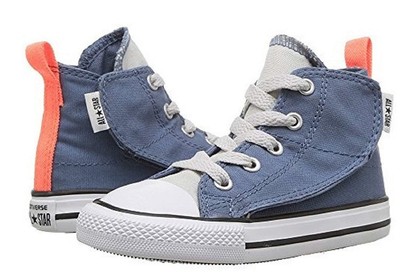 

Кроссовки Converse Chuck Taylor All-Star Simple Step Hi-Top Blue/Mouse/White для малышей, Blue coast/mouse/white
