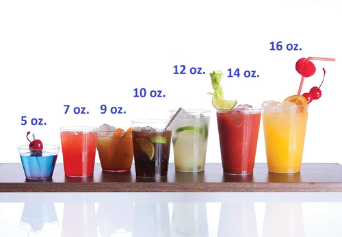 Party Essentials 100 Piece Hard Plastic, Party Cups/Old Fashioned Tumblers, 9