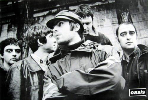OASIS "GROUP STANDING BEHIND LIAM GALLAGHER" POSTER FROM ASIA- UK Alt Rock Music