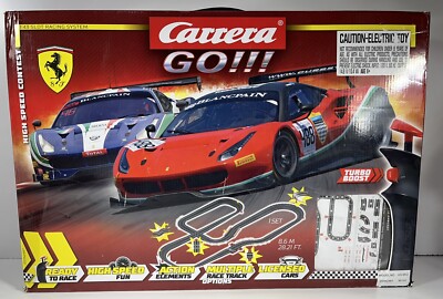 CARRERA GO 1/43 ELECTRIC SLOT CAR MODEL RACE FERRARI GT 62356 Md# 20062487 READ