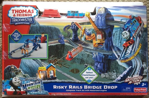 thomas the train risky rails bridge drop