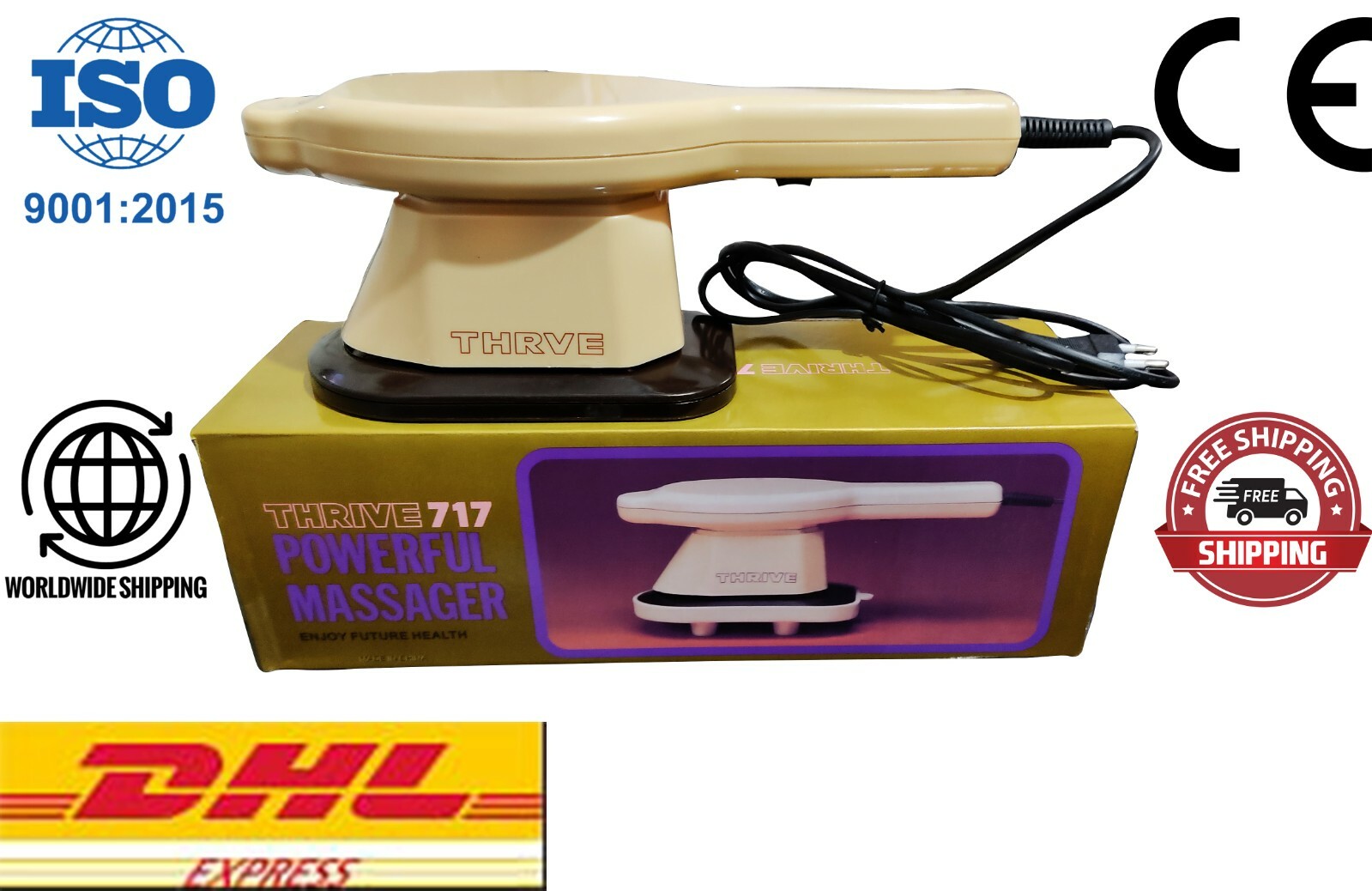 Thrive Body massager 717w Handy Powerful 220v FREE Shipping