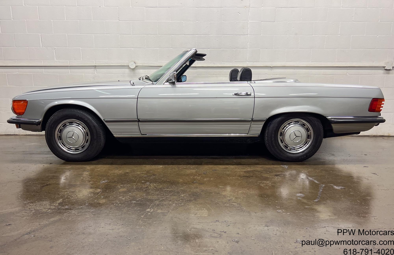 1972 Mercedes-Benz SL-Class  96,074 Miles Silver Grey Convertible 4.5L V8 Automa