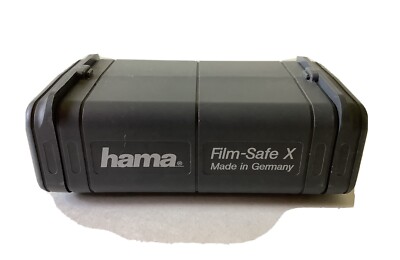 Hama Film-Safe X Germany Holds 4 rolls 35mm film Gray Camera Vacation Photos