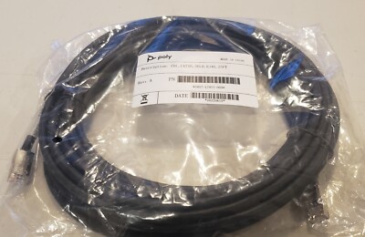 Poly  2457-17977-003 CAT5E Cable, Shieled RJ45-25ft
