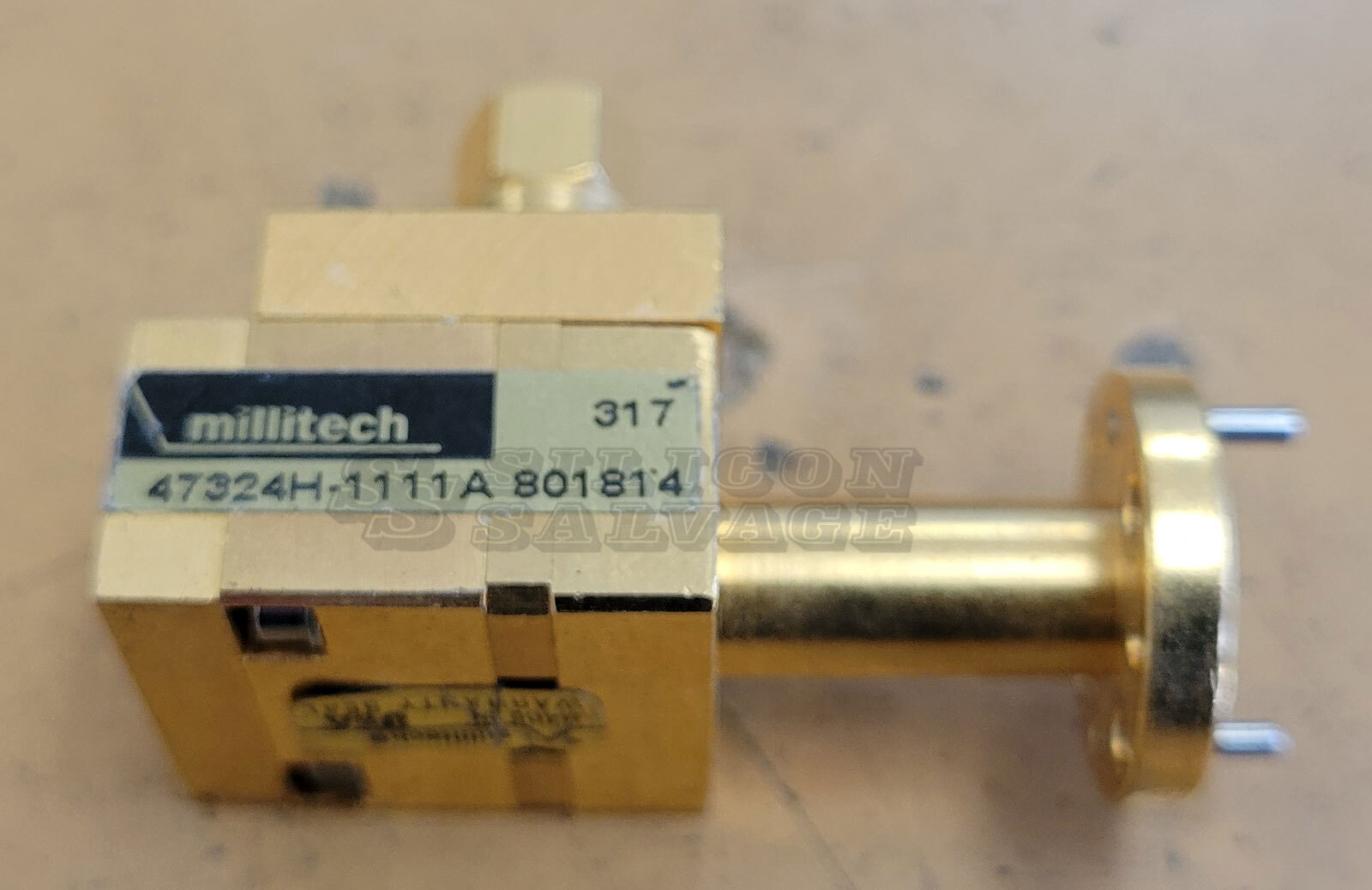 Millitech 47324H-1111A Broadband Detector V Band 50-75 GHz
