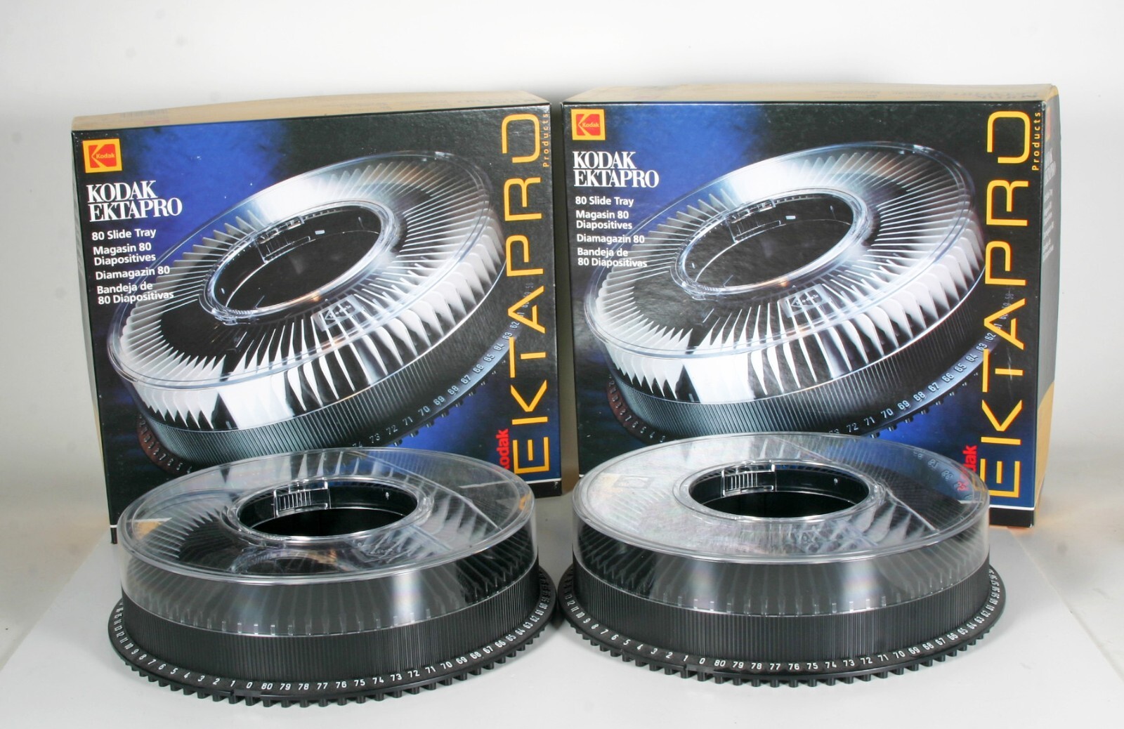 コダックKodak Ektapro 80 Slide Tray Kodak Carousel Ektapro Universal 80 Slide Trays - 2 trays | eBay