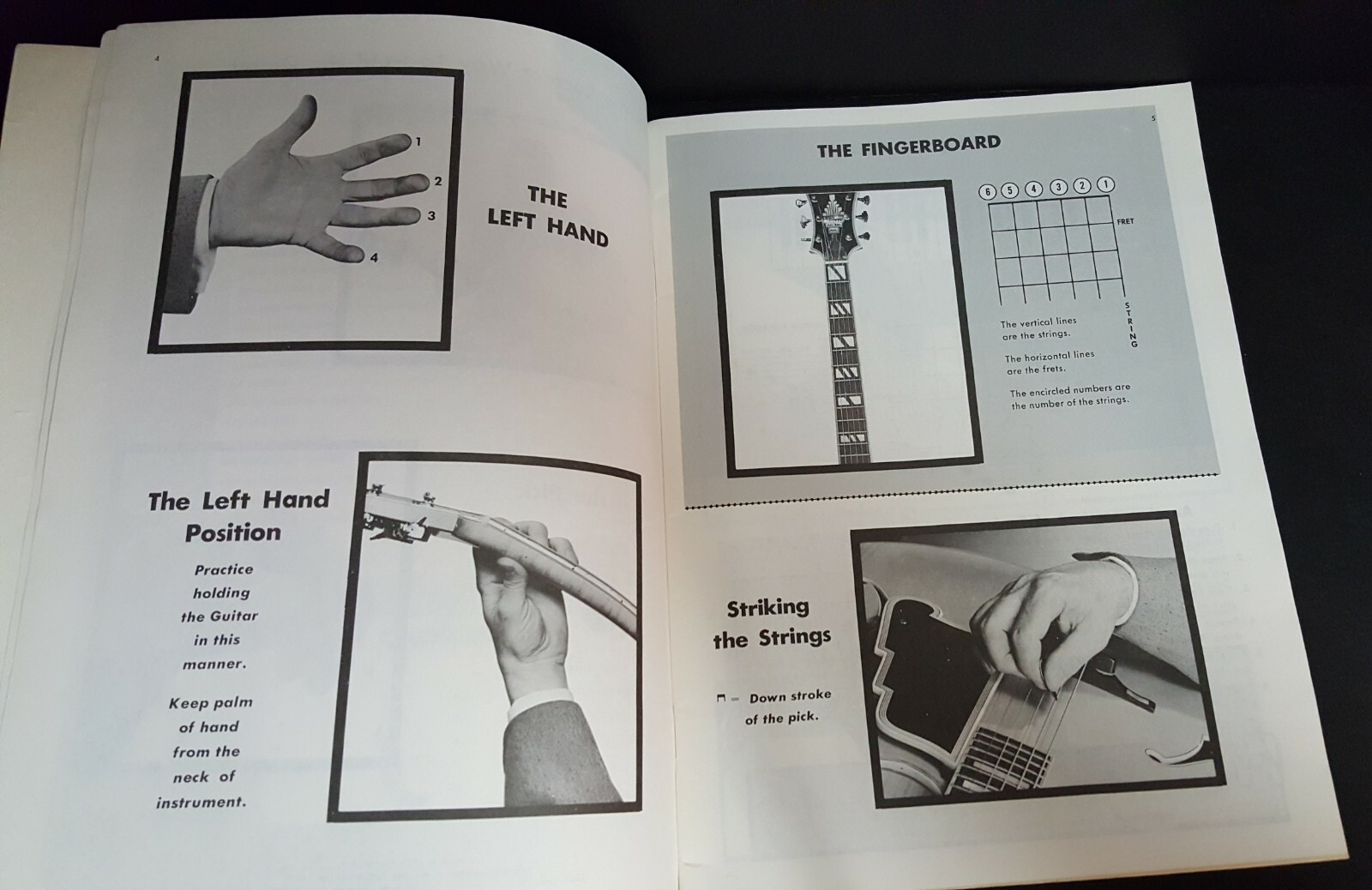 Mel Bay's FUN WITH THE GUITAR VINTAGE Instructional Book Songs, Chords & Tuning