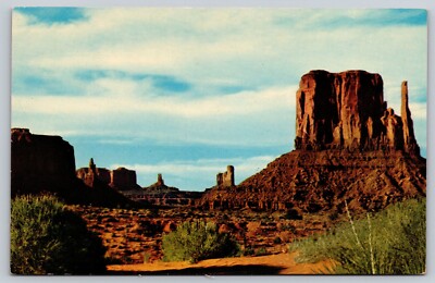 Postcard  Monument Valley Astride the Utah Arizona Boundary
