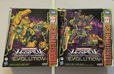Lot of 2 Hasbro Transformers Legacy Toxitron & GRIMLOCK G2 Figures New