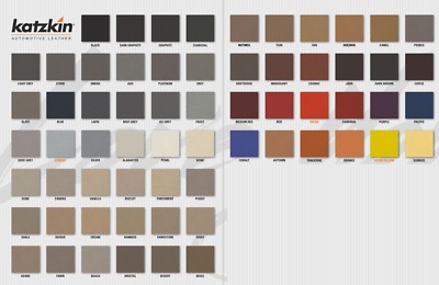 Katzkin Color Chart