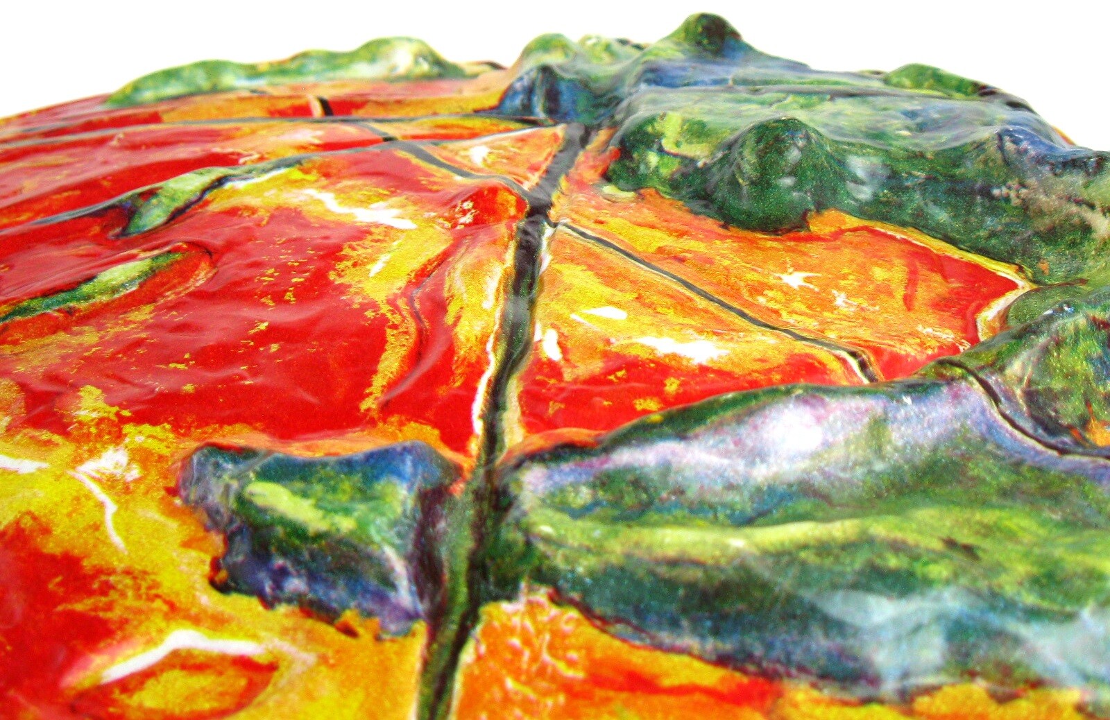 Vintage Topper Johnny Astro Mars Red Planet Landing Pad 3D Plastic Base Mint