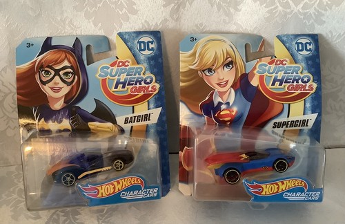 Dc Super Hero Girls Set Of 2 Character Cars Supergirl And Batgirl
