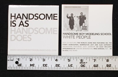 Handsome Boy Modeling School Rare Original 2004 Record Store Promo Sticker