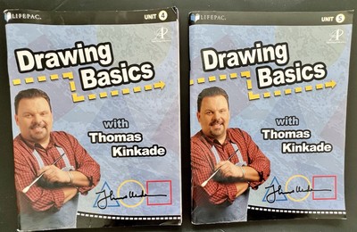x2 Drawing Basics with Thomas Kinkade Units 4 & 5 EUC