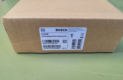 NEW BOSCH D1260B ATM KEYPAD LCD TEXT MODERN CASE SOFT KEYS WHITE/GREY SDI D1260