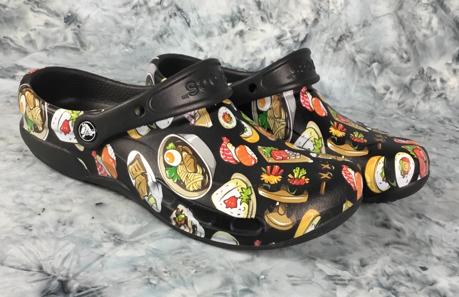 Crocs Bristro Graphic Clogs Black/ Tumbleweed Men’s Size 7 Women’s Size 9