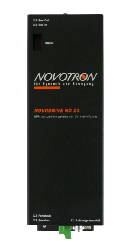 Novotron Nd21-5605ks-011-01 Digital Servo Drive Novodrive Nd 21 Working Surplus