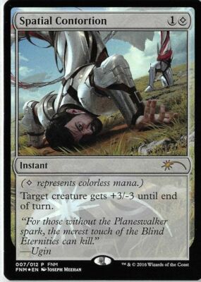 Magic the Gathering Spatial Contortion Foil Promo FNM Friday Night MtG