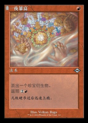 Strike It Rich (ZHS) - Retro Frame H2R S-Chinese NM MTG