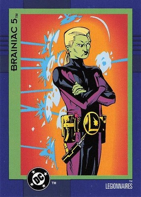 1993 SkyBox DC Cosmic Teams #93 Brainiac 5