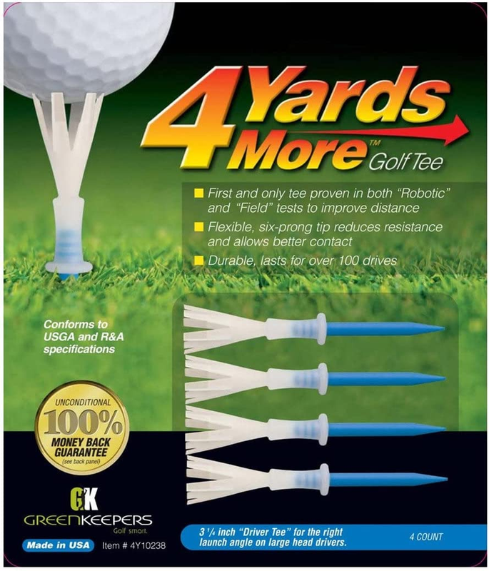 Tee - 3 1/4&Prime; Driver 4 Blue Tees