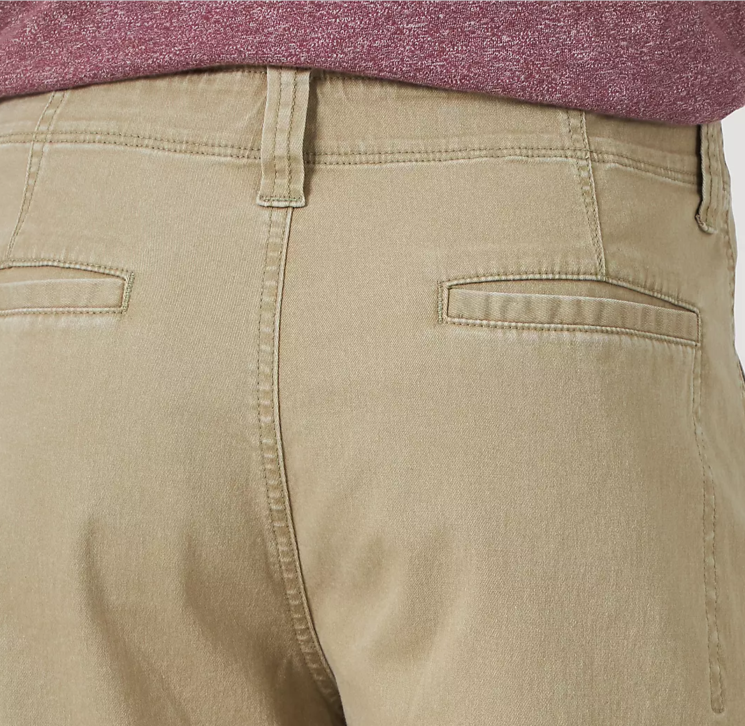 Men's Wrangler Cargo Shorts w/ Stretch Khaki Relaxed Fit Tech Pocket ALL SIZES