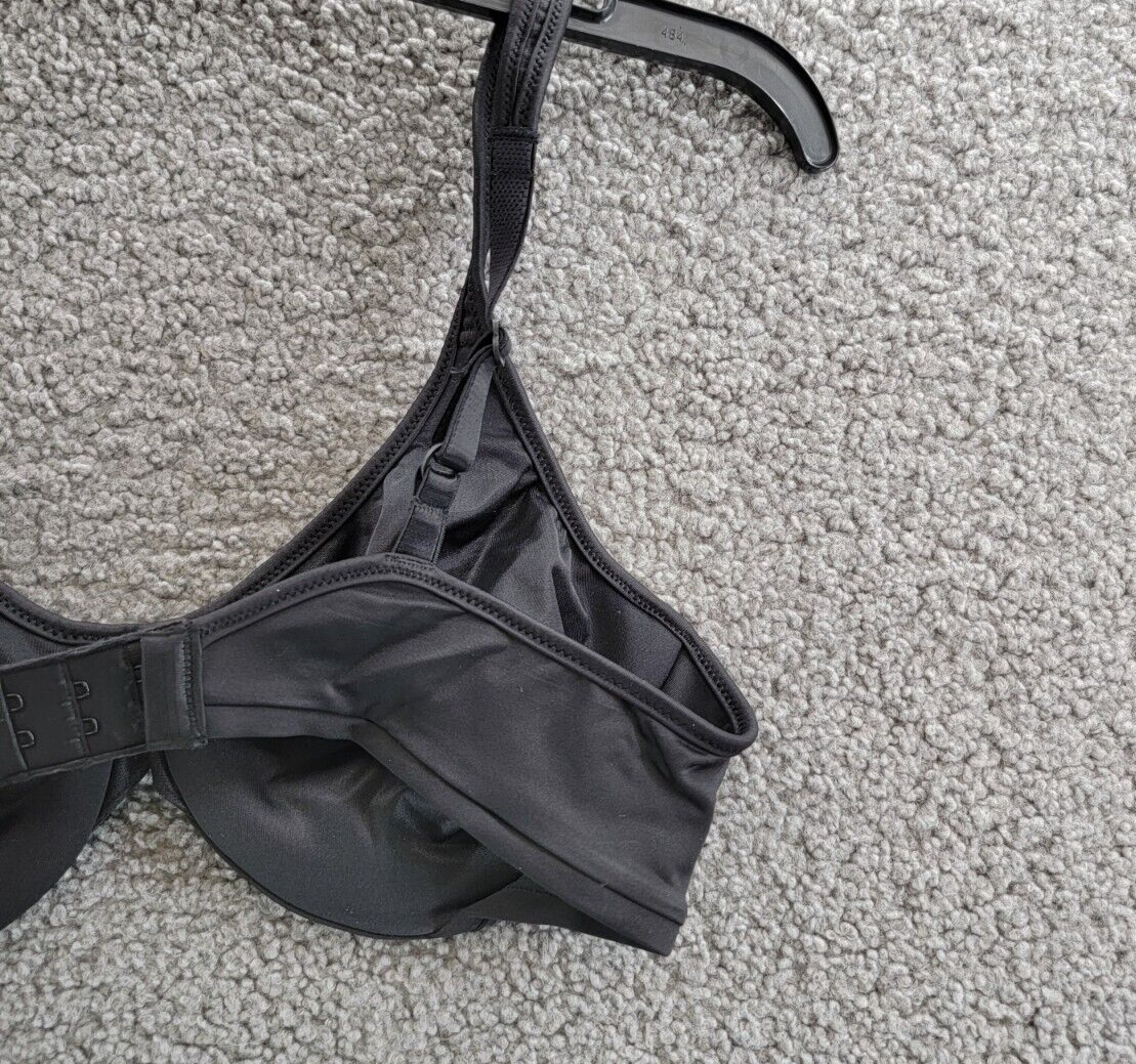 Bali Passion for Comfort Underwire Bra Women's 36C Black Dual Back Hook-and-Eye - Picture 11 of 13