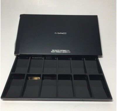 2x MAC Pro Palette Customize X 12 Insert - EMPTY Compact Case New With Box