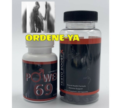 1 Power 69 + 1 Testo Boost 3X Sexual Health Potency Men More Sexive Max