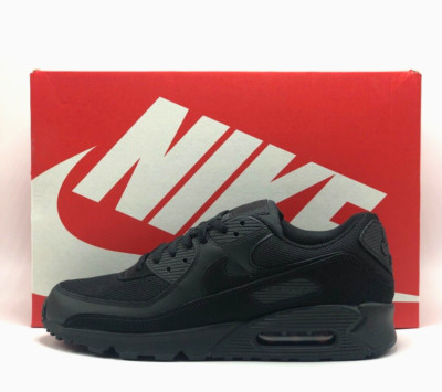 *NEW* MEN Nike Air Max 90 Black/Black/Black (CN8490 003), Sz 8.0 - 13.0