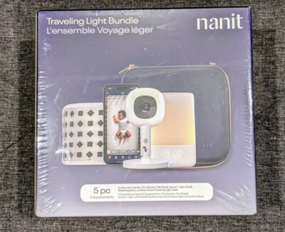 Nanit Traveling Light Bundle Pro, Baby Monitor Camera, Light & Sound Machine