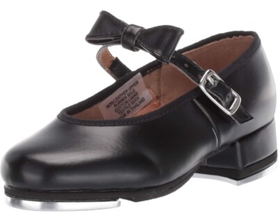 New Bloch Merry Jane Tap Shoe S0352G Girls' Size  7 1/2 Black