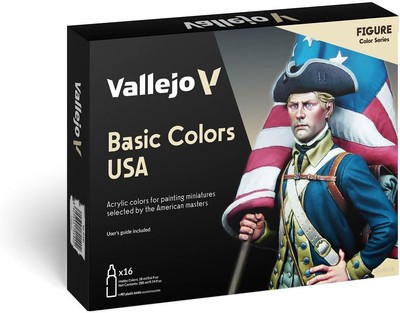 Vallejo Basic USA Acrylic Colors Paint 9.19 Fl Oz (Pack of 1), Multicolor 