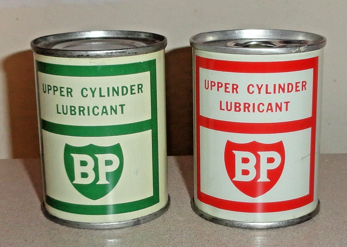 RARE Lot of 2 NOS Vintage BP 4 Oz Upper Cylinder Lube Oil