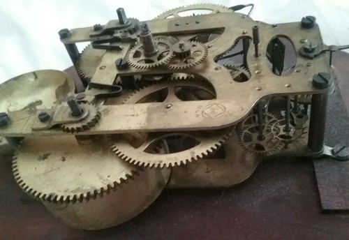 Clock Mechanism Works Antique Seth Thomas 3 5/8 Parts Restoration